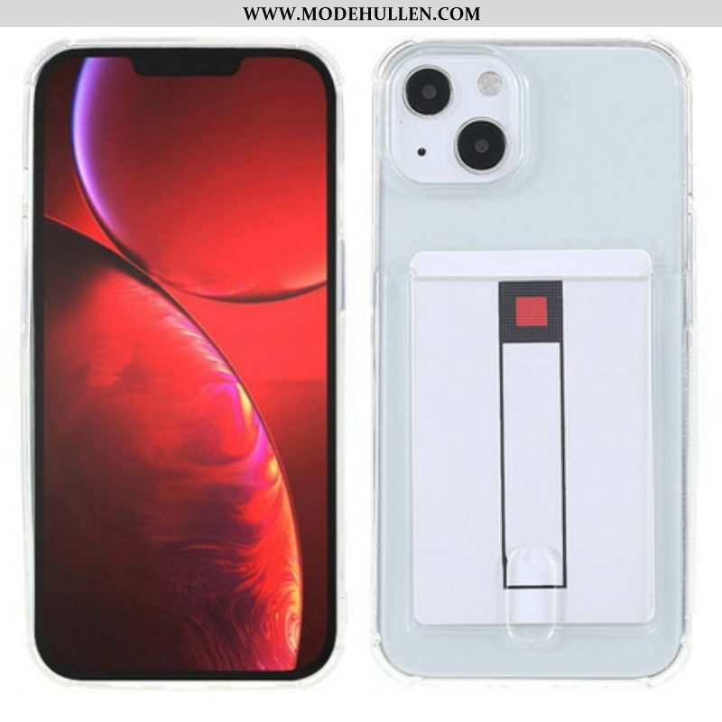 Handyhülle Für iPhone 13 Mini Transparenter Farbkartenhalter