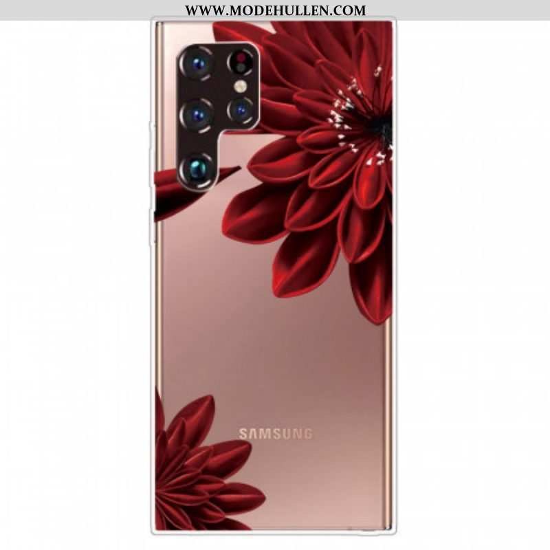 Hülle Für Samsung Galaxy S22 Ultra 5G Wilde Blumen