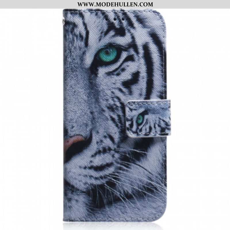 Lederhüllen Für Xiaomi 12 Pro Weißer Tiger