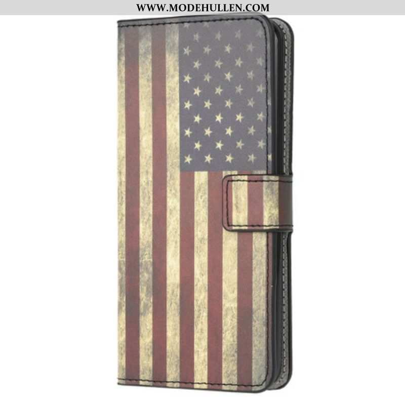 Lederhüllen Für iPhone 13 Mini Us Flagge