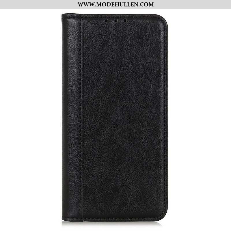 Schutzhülle Für Samsung Galaxy S21 5G Flip Case Eleganz Aus Gespaltenem Litschi-leder