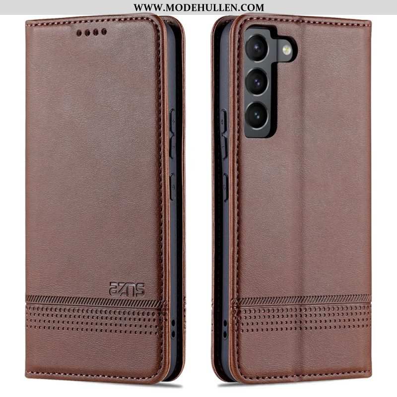 Schutzhülle Für Samsung Galaxy S22 5G Flip Case Azns Leder-styling