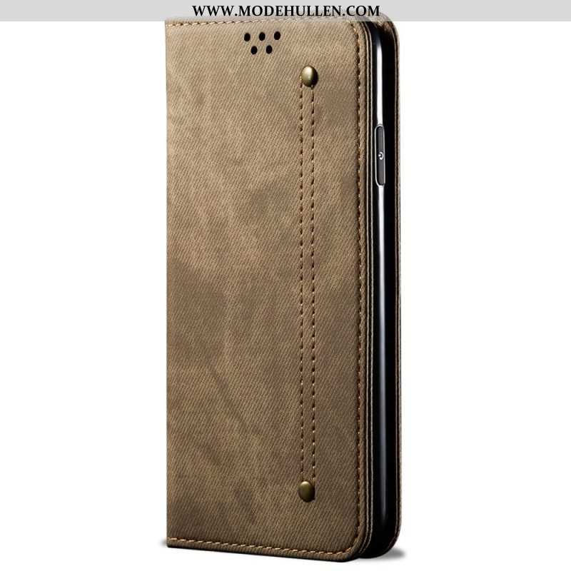 Schutzhülle Für Xiaomi Redmi Note 11 / 11S Flip Case Denim-stoff