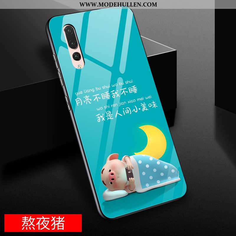 Hülle Huawei P20 Pro Glas Kreativ Case Gelb Schwer Karikatur Gelbe