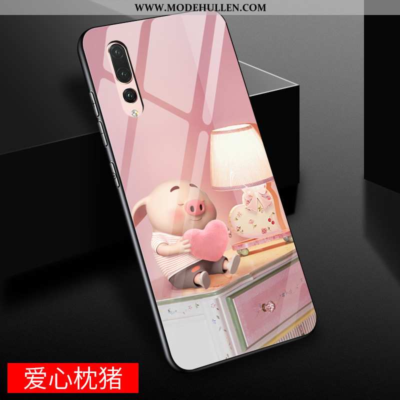 Hülle Huawei P20 Pro Glas Kreativ Case Gelb Schwer Karikatur Gelbe