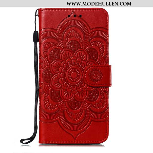 Hülle Samsung Galaxy A71 Weiche Silikon Folio Anti-sturz Handy Case Rote