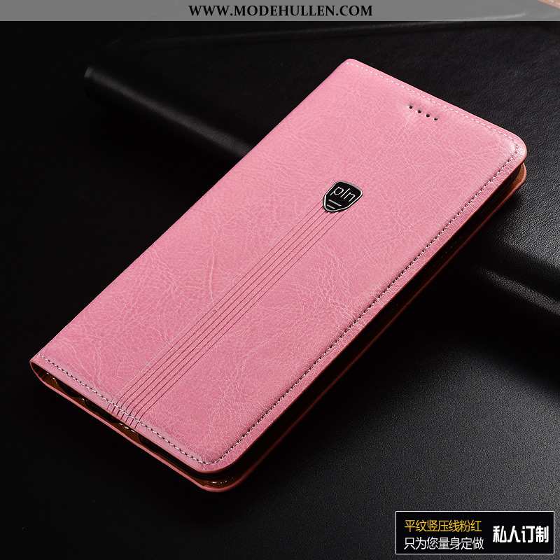 Hülle Xiaomi Mi Max 3 Lederhülle Luxus Silikon Mini Rot Schutz Rote