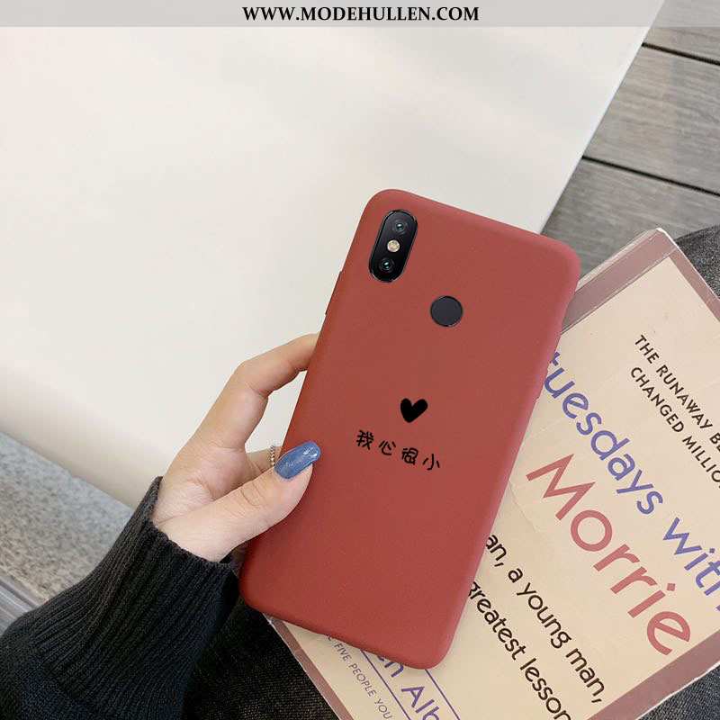 Hülle Xiaomi Mi Max 3 Silikon Nubuck Anti-sturz Case Handy Trend Einfach Dunkelblau