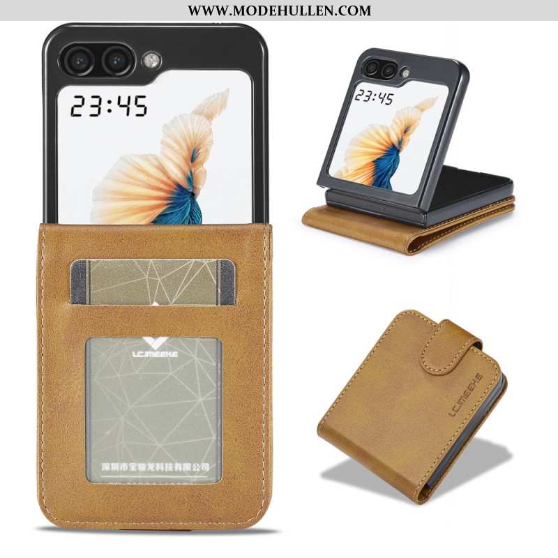 Case Für Samsung Galaxy Z Flip 5 Kunstleder Lc.imeeke