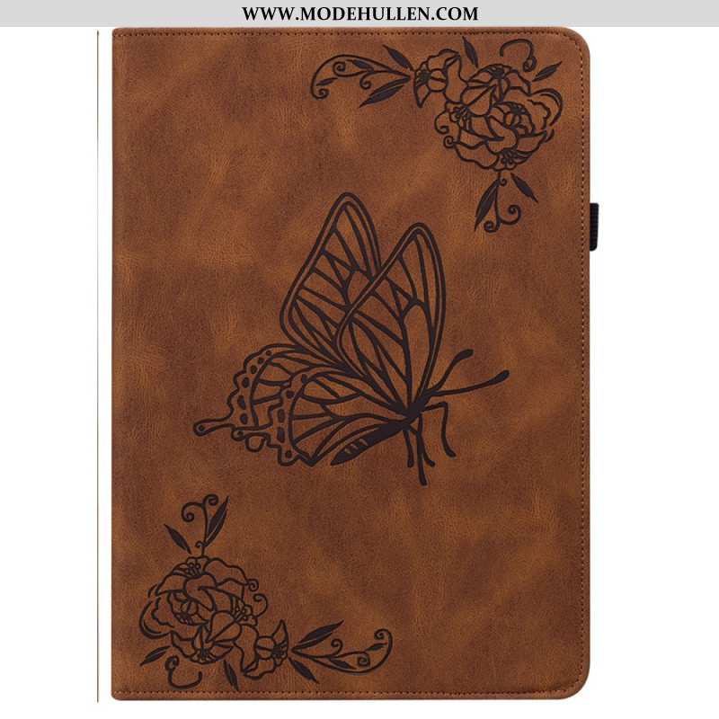 Case Samsung Galaxy Tab S9 Handyhülle Schmetterlinge Und Blumen