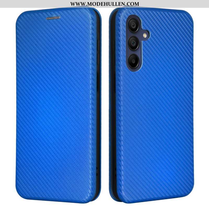 Flip Case Für Samsung Galaxy A16 5g Kohlefaser