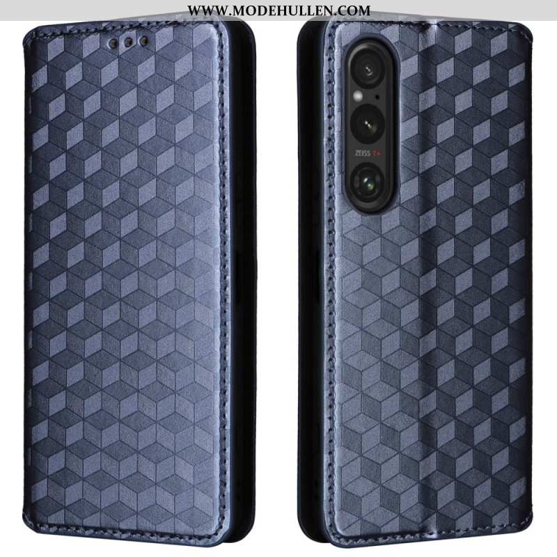 Flip Case Für Sony Xperia 1 Vi 3d-diamantmuster