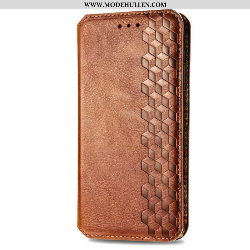 Flip Case Für Xiaomi Redmi Note 13 5g Diamanten In Vintage-lederoptik