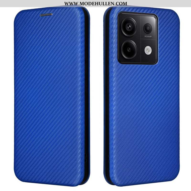 Flip Case Für Xiaomi Redmi Note 13 5g Kohlefaser