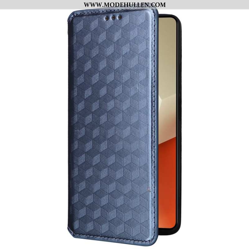 Flip Case Für Xiaomi Redmi Note 13 Pro 5g 3d-würfel