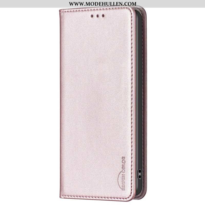 Flip Case Oppo A98 5g Klassische Binfen-farbe