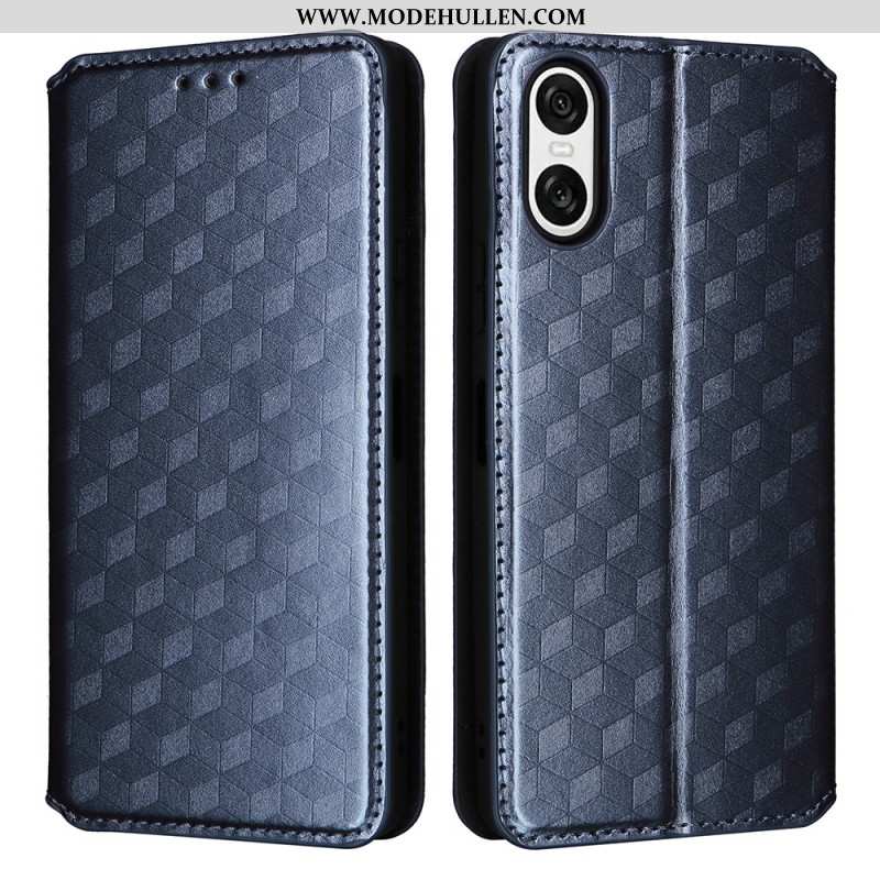 Flip Case Sony Xperia 10 Vi Handyhülle 3d-diamanten