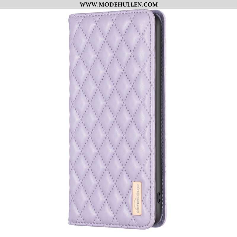 Flip Case iPhone 16 Gesteppt Binfen Color