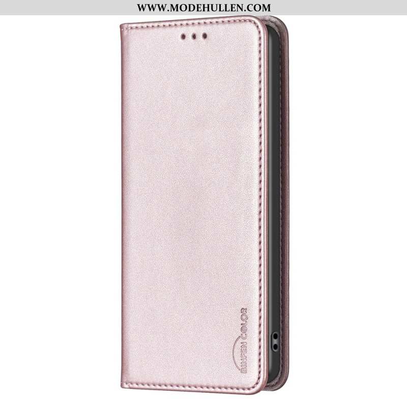 Flip Case iPhone 16 Pro Klassische Binfen-farbe