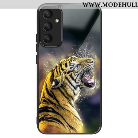 Hülle Für Samsung Galaxy A55 5g Brüllender Tiger Aus Gehärtetem Glas