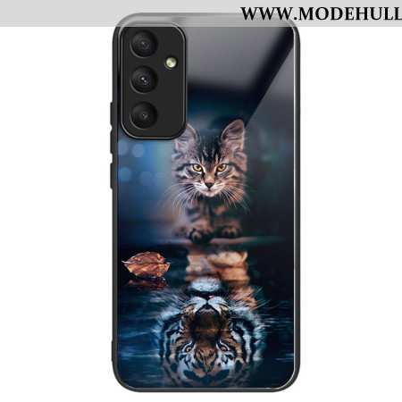 Hülle Für Samsung Galaxy A55 5g Gehärtetes Glas Mit Katze Und Tiger