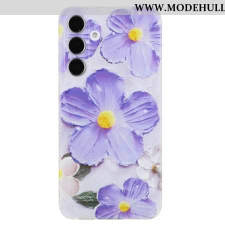 Hülle Für Samsung Galaxy S24 Fe Lila Blumen