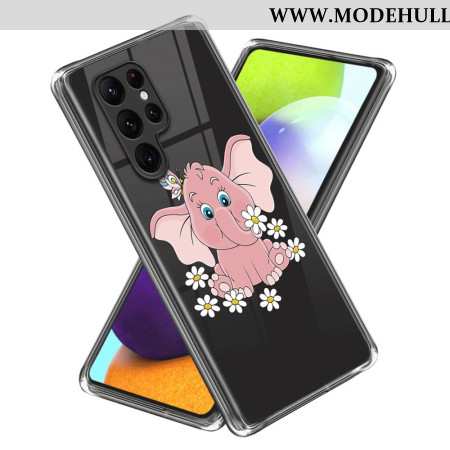 Hülle Für Samsung Galaxy S24 Ultra 5g Rosa Elefant