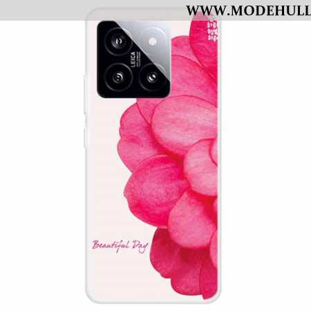 Hülle Für Xiaomi 14 Rosa Blume