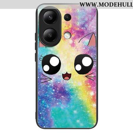 Hülle Für Xiaomi Redmi Note 13 4g Regenbogenkatze Gehärtetes Glas