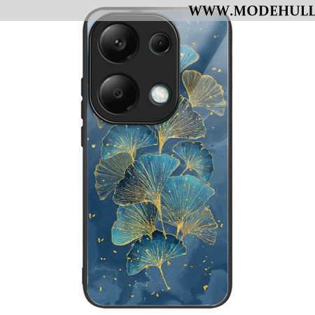 Hülle Für Xiaomi Redmi Note 13 Pro 4g Florales Gehärtetes Glas