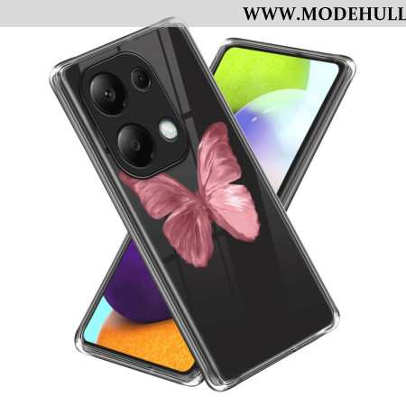 Hülle Für Xiaomi Redmi Note 13 Pro 4g Rosa Schmetterling