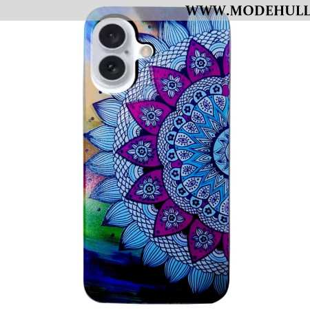 Hülle Für iPhone 16 Plus Mandala-blume