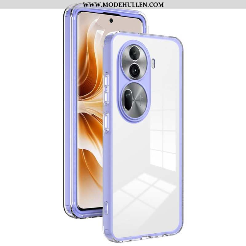 Hülle Oppo Reno 11 Pro 5g Handyhülle Transparenter Farbiger Rand