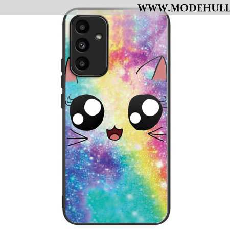 Hülle Samsung Galaxy A15 5g Handyhülle Galaxy Cat Gehärtetes Glas