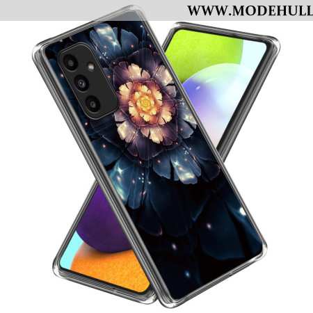 Hülle Samsung Galaxy A15 5g Handyhülle Orangefarbene Blume