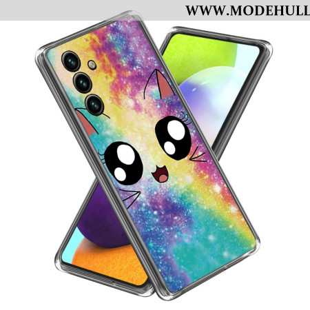 Hülle Samsung Galaxy A15 5g Regenbogenkatze