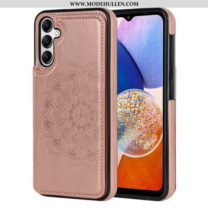 Hülle Samsung Galaxy A15 Handyhülle Kartenhalter Mit Mandala-muster