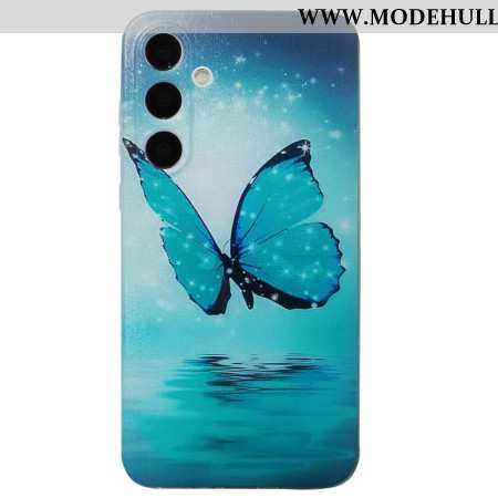 Hülle Samsung Galaxy A16 5g Blauer Schmetterling