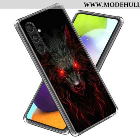 Hülle Samsung Galaxy A16 5g Handyhülle Red Wolf Silikon