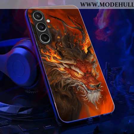 Hülle Samsung Galaxy A16 5g Handyhülle Rufen Sie Die Flash-serie Red Fire Dragon Auf