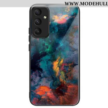 Hülle Samsung Galaxy A55 5g Bunte Wolken Aus Gehärtetem Glas