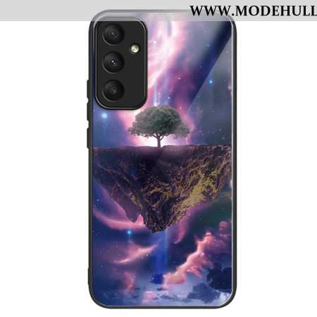 Hülle Samsung Galaxy A55 5g Handyhülle Aurora Night Gehärtetes Glas