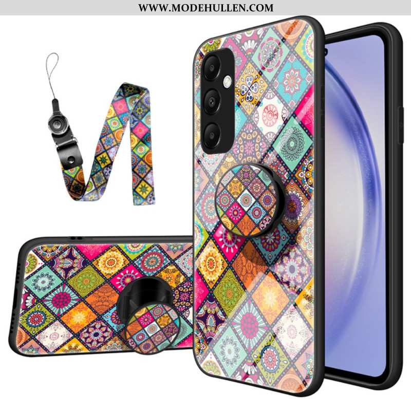 Hülle Samsung Galaxy A55 5g Handyhülle Mit Stütze Und Patchworkband