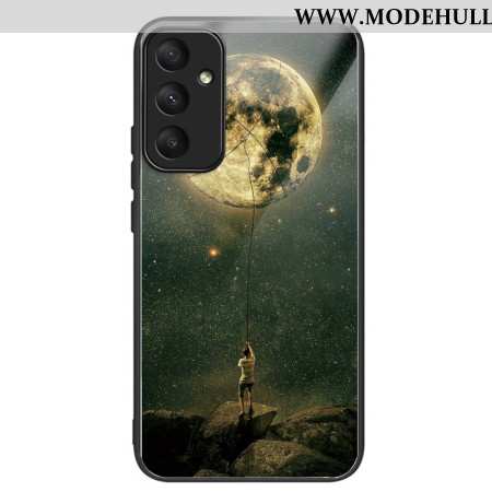 Hülle Samsung Galaxy A55 5g Mann Und Mond Gehärtetes Glas