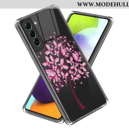 Hülle Samsung Galaxy S24 5g Handyhülle Transparente Rosa Blüten