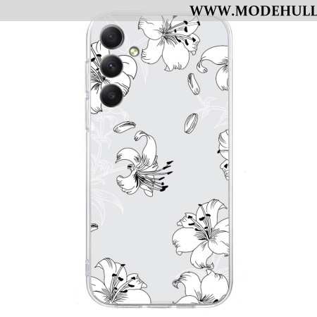 Hülle Samsung Galaxy S24 Fe Handyhülle Weiße Blumen