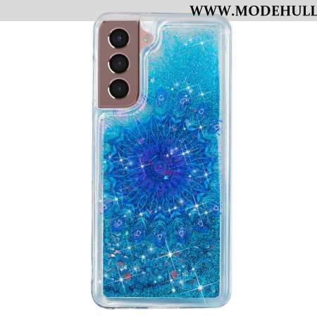 Hülle Samsung Galaxy S24 Plus 5g Handyhülle Flüssiger Glitzer Und Mandala