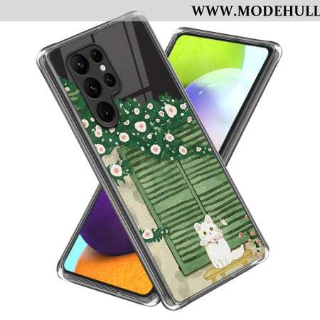 Hülle Samsung Galaxy S24 Ultra 5g Handyhülle Katzenmalerei