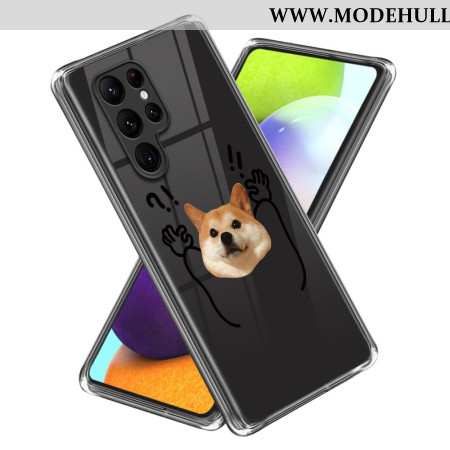 Hülle Samsung Galaxy S24 Ultra 5g Hund Mit Hohen Pfoten