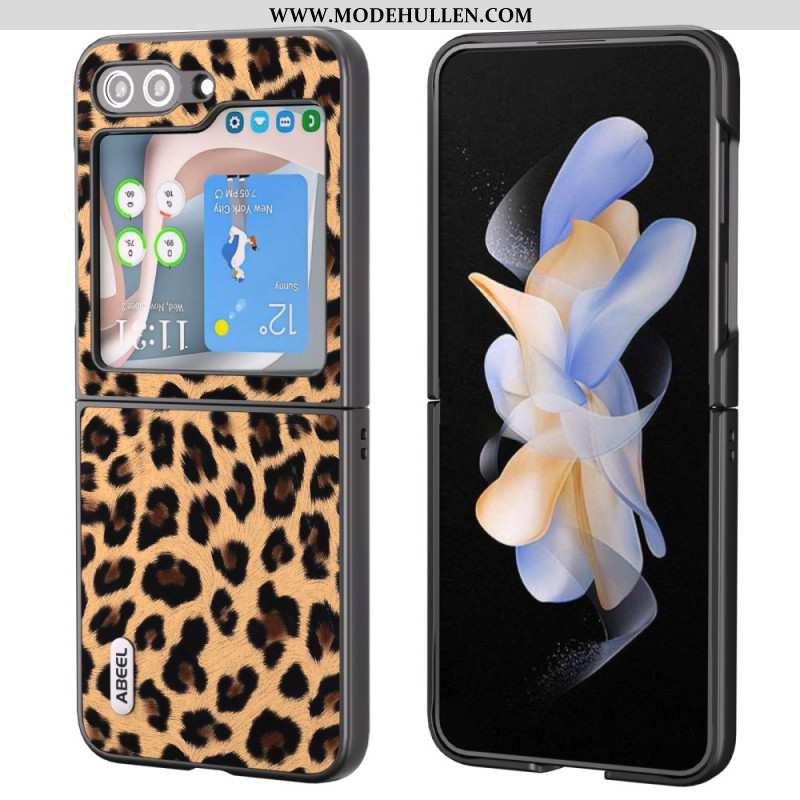 Hülle Samsung Galaxy Z Flip 5 Handyhülle Leopard Abeel